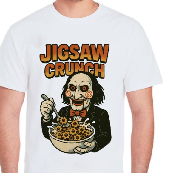 "Jigsaw Crunch" Horror Shirt - Picture 1 of 4